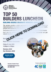 2025 Top 50 Builders Luncheon Invitation